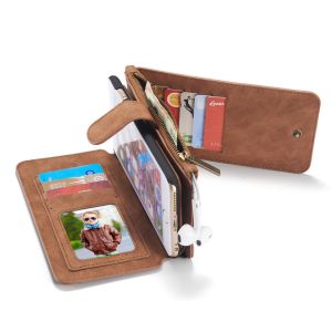CaseMe Luxe 2 in 1 Portemonnee Bookcase iPhone 6 / 6s - Bruin