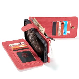 CaseMe Luxe 2 in 1 Portemonnee Bookcase iPhone 11 Pro - Rood