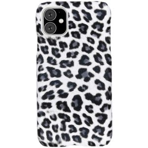 Luipaard Design Backcover iPhone 11 - Wit