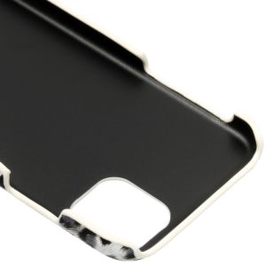 Luipaard Design Backcover iPhone 11 - Wit