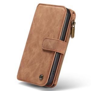 CaseMe Luxe 2 in 1 Portemonnee Bookcase iPhone 12 (Pro) - Bruin