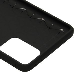 Brushed Backcover Samsung Galaxy S10 Lite - Zwart