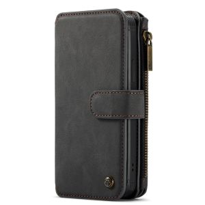 CaseMe Luxe 2 in 1 Portemonnee Bookcase iPhone 12 (Pro) - Zwart