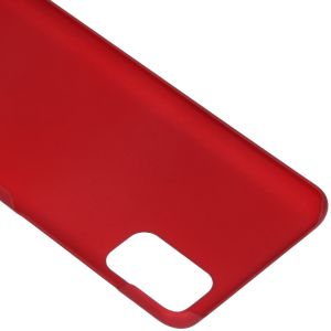 Effen Backcover Samsung Galaxy A41 - Rood