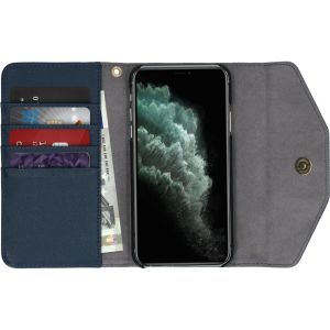 iDeal of Sweden Mayfair Clutch iPhone 11 Pro Max - Donkerblauw