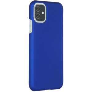 Effen Backcover iPhone 11 - Blauw