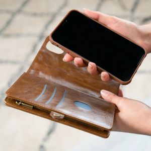 iMoshion 2-in-1 Wallet Bookcase iPhone 12 Mini - Bruin