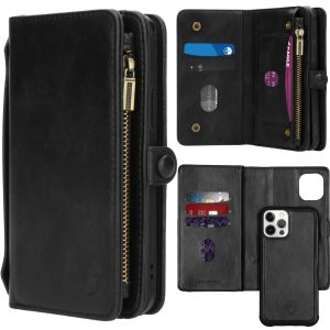 iMoshion 2-in-1 Wallet Bookcase iPhone 12 (Pro) - Zwart