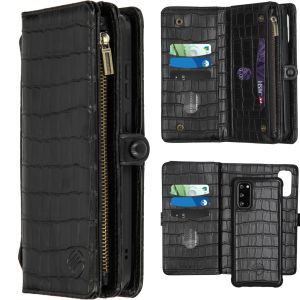 iMoshion 2-in-1 Wallet Bookcase Samsung Galaxy S20 - Black Crocodile