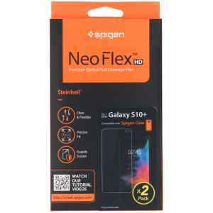 Spigen Neo Flex Screenprotector Duo Pack Samsung Galaxy S10 Plus