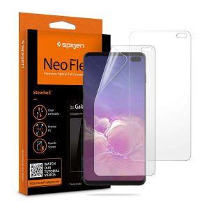 Spigen Neo Flex Screenprotector Duo Pack Samsung Galaxy S10 Plus