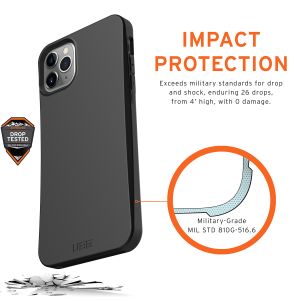UAG Outback Backcover iPhone 11 Pro Max - Zwart