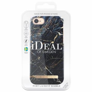 iDeal of Sweden Fashion Backcover iPhone SE (2022 / 2020) / 8 / 7 / 6(s) - Port Laurent Marble
