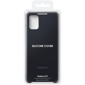Samsung Originele Silicone Backcover Galaxy A71 - Zwart