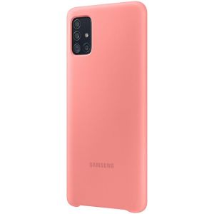 Samsung Originele Silicone Backcover Samsung Galaxy A51 - Roze