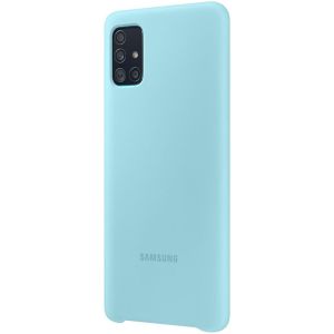 Samsung Originele Silicone Backcover Samsung Galaxy A51 - Blauw