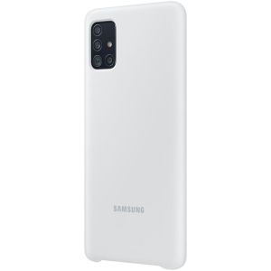 Samsung Originele Silicone Backcover Samsung Galaxy A51 - Wit