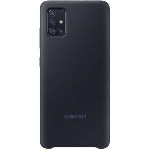 Samsung Originele Silicone Backcover Samsung Galaxy A51 - Zwart
