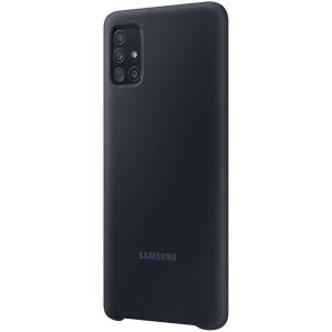 Samsung Originele Silicone Backcover Samsung Galaxy A51 - Zwart