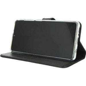 Valenta Leather Bookcase Samsung Galaxy A41 - Zwart