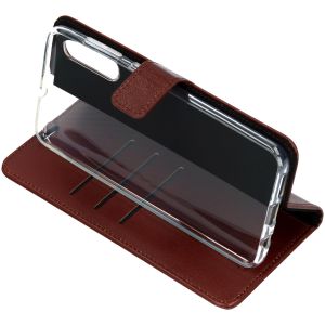Valenta Leather Bookcase Samsung Galaxy A50 / A30s - Bruin