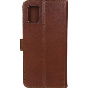 Valenta Leather Bookcase Samsung Galaxy A51 - Bruin