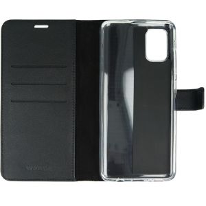 Valenta Leather Bookcase Samsung Galaxy A51 - Zwart