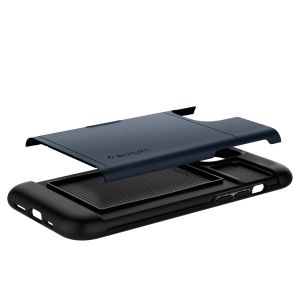 Spigen Slim Armor CS Backcover iPhone 12 Pro Max - Metal Slate