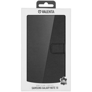 Valenta Leather Bookcase Samsung Galaxy Note 10 - Zwart