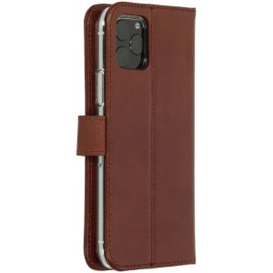 Valenta Leather Bookcase iPhone 11 Pro - Bruin