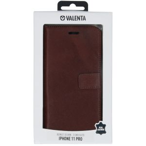 Valenta Leather Bookcase iPhone 11 Pro - Bruin