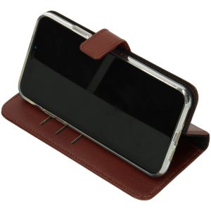 Valenta Leather Bookcase iPhone 11 Pro Max - Bruin