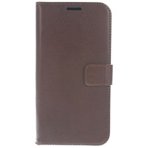 Valenta Leather Bookcase iPhone 12 Mini - Bruin