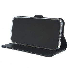 Valenta Leather Bookcase iPhone 12 Mini - Zwart