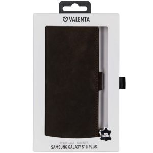 Valenta Classic Luxe Bookcase Samsung Galaxy S10 Plus - Bruin