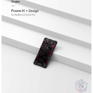 Ringke Fusion X Design Backcover Xiaomi Mi 9T (Pro) - Camo Zwart