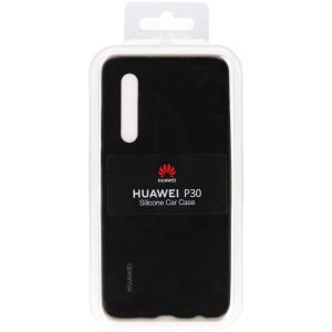 Huawei Silicone Backcover Huawei P30 - Zwart