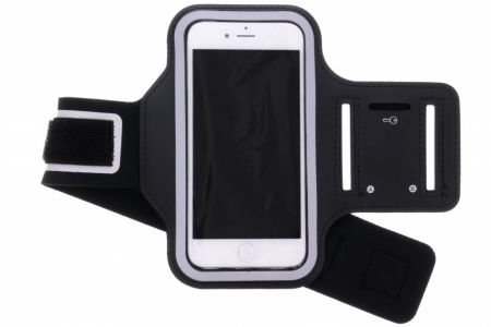 Zwart sportarmband iPhone SE (2022 / 2020) / 8 / 7 / 6(s)