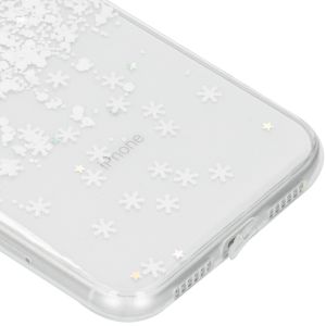 Snowflake Softcase Backcover iPhone 11 - Wit