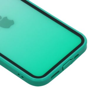 Gradient Backcover iPhone 12 (Pro) - Groen