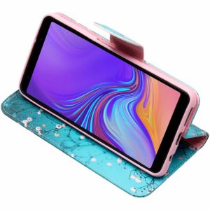 Design Softcase Bookcase Samsung Galaxy A7 (2018)