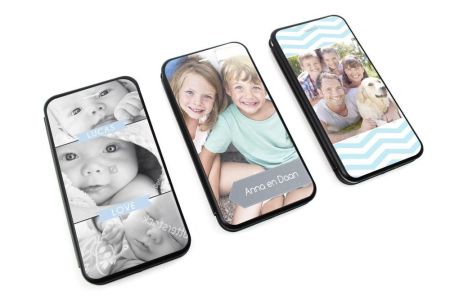 Samsung Galaxy A7 (2018) gel bookcase ontwerpen (eenzijdig)