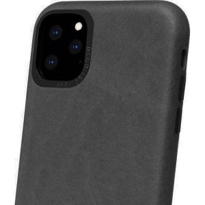 Decoded Leather Backcover iPhone 11 Pro Max - Zwart