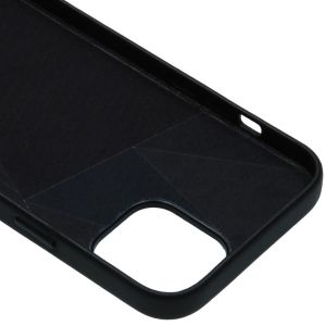 Decoded Leather Backcover iPhone 12 Pro Max - Zwart