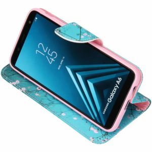 Design Softcase Bookcase Samsung Galaxy A6 (2018)