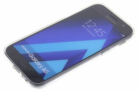 Design Backcover Samsung Galaxy A5 (2017) - Grafisch Wit / Koper