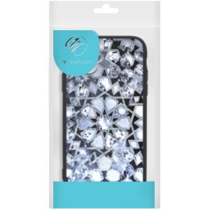 iMoshion Design hoesje iPhone 12 (Pro) - Grafisch - Zilver Bling