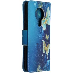 Design Softcase Bookcase Nokia 5.3 - Vlinders