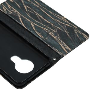 Design Softcase Bookcase Nokia 5.3 - Wild Bladeren
