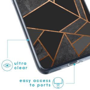 iMoshion Design hoesje OnePlus Nord - Grafisch Koper / Zwart